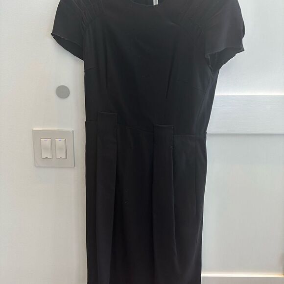 PRADA black classic dress. Size 44. Fits like size 10 - Picture 1 of 14